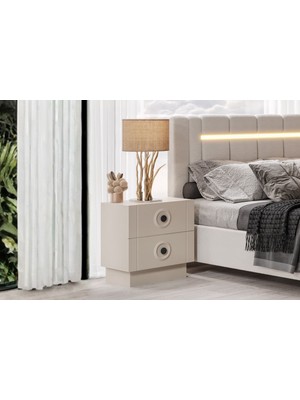 Doressa Sone Beige Komodin
