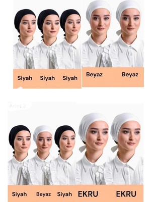 ALDAIYR 10 Dikişsiz Penye Bone Düz Renk