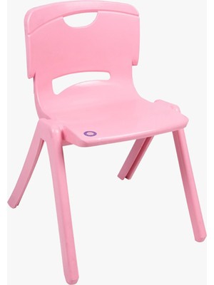 THOMSON Nova Çocuk Sandalyesi Pembe | Ergonomik Plastik Çocuk Sandalyesi | Anaokulu Oyun Odası Bahçe Sandalyesi