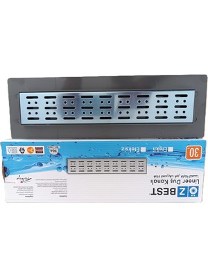Özbest Etekli Duş Kanalı 30 cm