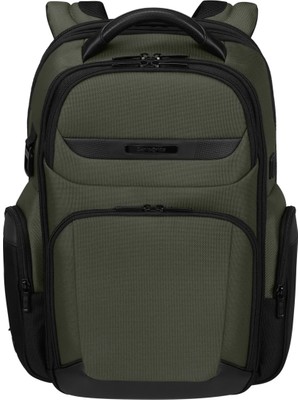Samsonite Yeşil Pro-DLX 6 - Körüklü Sırt Çantası 15.6"