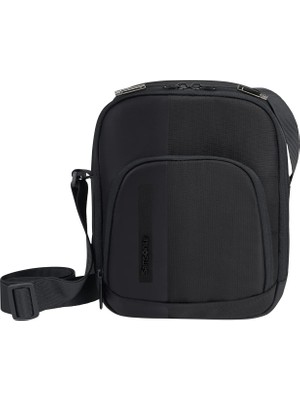 Samsonite Bız2go 9.7" Crossover Çapraz Çanta Siyah %100 Geri Dönüştürülmüş Polyester Ergonomik Tasarım