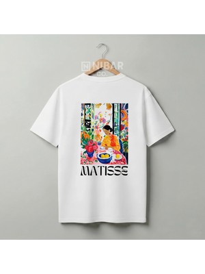 Nubarco Özel Tasarım Summer Vibes Sırt Baskılı Unisex Premium Pamuklu Tişört