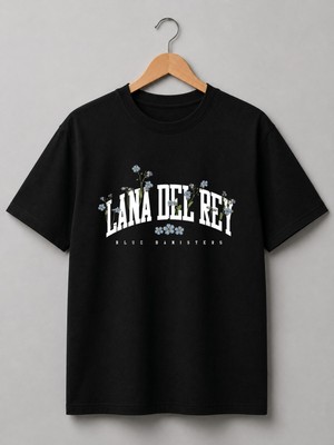 Nubarco Özel Tasarım Lana Del Rey Baskılı Premium Unisex Günlük T-Shirt