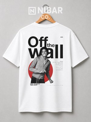 Nubarco Pop'un Kralı Michael Jackson Özel Tasarım Premium Kalite Pamuklu Unisex Tişört