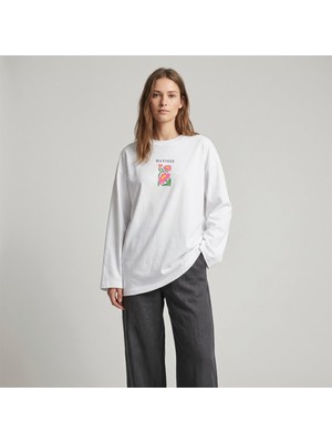 Nubarco Matisse Tasarım Özel Desenli Premium Unisex Pamuklu Uzun Kollu Tişört