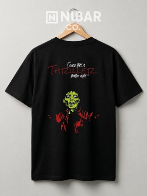 Nubarco Pop'un Kralı Michael Jackson Özel Tasarım Premium Kalite Pamuklu Unisex Tişört