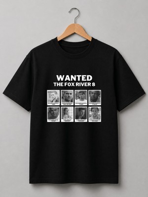 Nubarco Özel Prison Break Tasarımlı Unisex %100 Pamuklu Premium Tişört