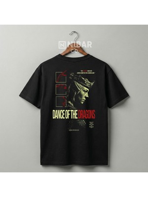 Nubarco House Of The Dragon Tasarımlı Unisex Premium Pamuklu Tişört