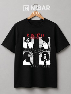 Nubarco T.a.t.u. Forever Tasarımlı Unisex Premium Pamuklu Tişört
