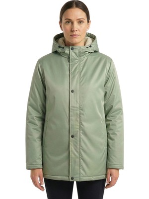 D1fference Kadın Içi Kürklü Su ve Rüzgar Geçirmez Kapüşonlu Parka & Mont & Kaban
