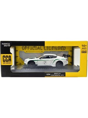 Renklime 1/24 Bentley Continental Gt3 Model Araba