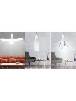 Renklime Cata Ct 1152 42W LED Pervane Ampül 6400K Beyaz Işık