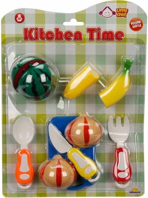 Renklime Little Chef Kesme Tahtalı Sebze ve Meyve Seti