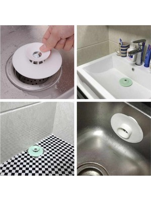 Ett Vakumlu Lavabo Süzgeci - Tahliye ve Durdurma Süzgeci