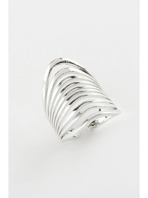 Renklime Oval Metal Yüzük