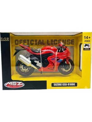 Renklime 1/12 Suzuki GSX-R1000 Model Motosiklet