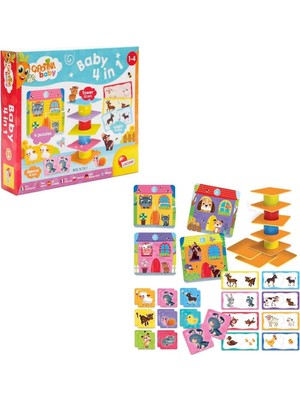 Renklime 4in1 Kule 16 Parça