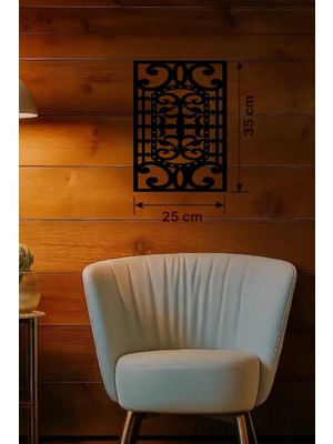 Mey Ithalat® Osmanlı Motifli Dekoratif Ahşap Duvar Tablosu - 25X35 cm Lazer Kesim