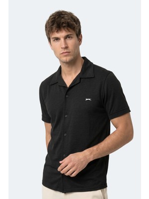 Slazenger Katelın Erkek  Siyah Gömlek