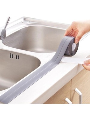 Renklime Gri Su Sızdırmaz  Banyo Mutfak Lavabo Küvet Izolasyon Şerit Bant