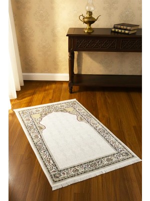 Aymira Home Premium Soft Ekstra Yumuşak Dokulu Tüylü Dijital Baskı Kaymaz Taban Seccade Kılıf Hediye 75X120