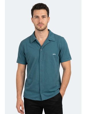 Slazenger Katelın Erkek  Petrol Gömlek
