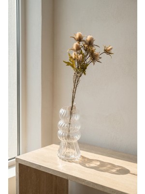 Acar Eterna Bloom Yapay Tek Dal Deve Dikeni Bej - 68 cm