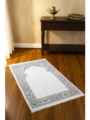 Aymira Home Premium Soft Ekstra Yumuşak Dokulu Tüylü Dijital Baskı Kaymaz Taban Seccade Kılıf Hediye 75X120