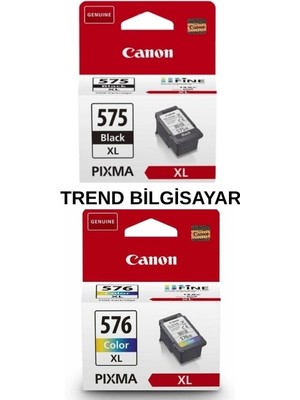 Canon PG-575XL/CL-576XL Siyah-Renkli Yüksek Kapasiteli Orijinal Kartuş