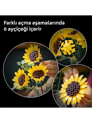 Datatek 11502  Botanicals Ayçiçeği Buketi 686 Parça +18 Yaş