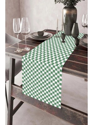Aymira Home 40X140CM Dokuma Leke Tutmaz Baskılı Tay Tüyü Kumaş Masa Örtüsü Dekoratif Runner Yıkanabilir