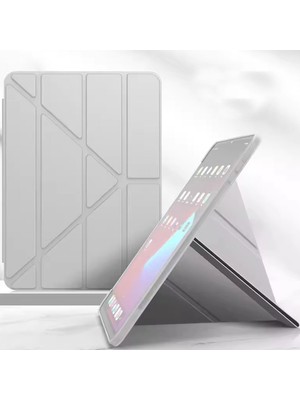 Brf Store Sepetium Coverzone iPad Pro 11 (2024) Kılıf Kalem Koyma Bölmeli Stand Olan Uyku Modlu Suni Deri, Yar