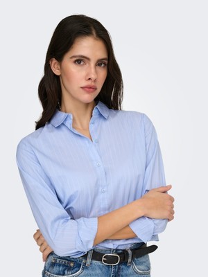 Only Jdy Bayan Çizgili Uzun Kollu Gömlek 15149877