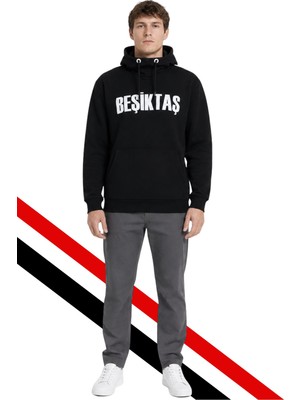 Beşiktaş Erkek Kapüşonlu Sweatshırt