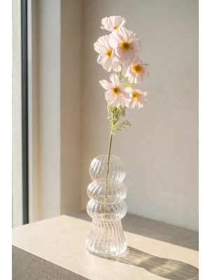 Acar Eterna Bloom Yapay Tek Dal Kozmos Çiçeği Pembe - 77 cm