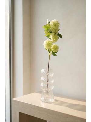 Acar Eterna Bloom Yapay Tek Dal Kartopu Çiçeği Açık Yeşil - 77 cm