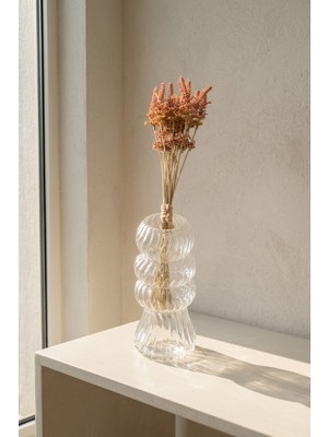 Acar Eterna Bloom Yapay 18 Dal Lavanta Demeti Kahverengi - 44 cm