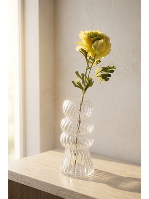 Acar Eterna Bloom Yapay Tek Dal Düğün Çiçeği Sarı - 51 cm