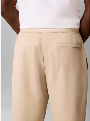 Calvin Klein Erkek Bej Calvin Klein Woven Pant, Pf0 Bej Erkek Eşofman Altı