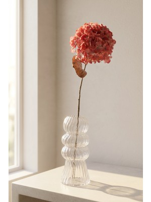 Acar Eterna Bloom Yapay Tek Dal Ortanca Pembe - 74 cm