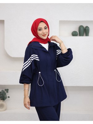 Butik Yeni Sezon Garni Şerit Detaylı Spor&şık Ikili Takım