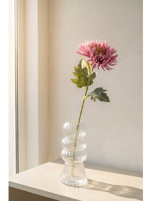 Acar Eterna Bloom Yapay Tek Dal Krizantem Pembe - 70 cm