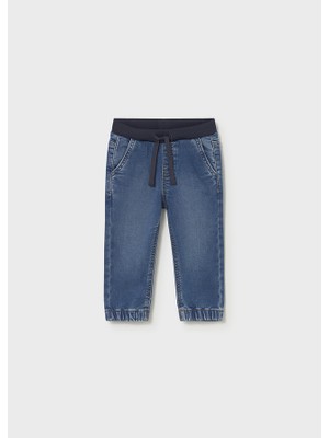 Mayoral Erkek Bebek Yumuşak Denim Pantolon Lacivert 1520