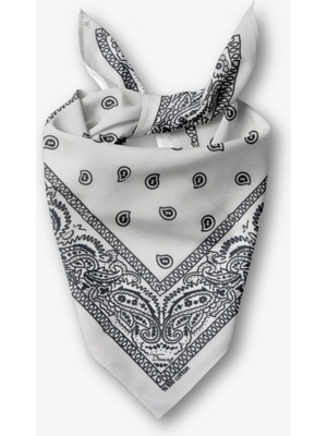 Walkenzo Paisley Desen %100 Pamuklu Çok Amaçlı Bandana Fular