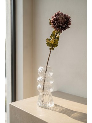 Acar Eterna Bloom Yapay Tek Dal Krizantem Mor - 75 cm