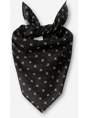 Walkenzo Anchor Çapa Desenli %100 Pamuklu Çok Amaçlı Bandana Fular