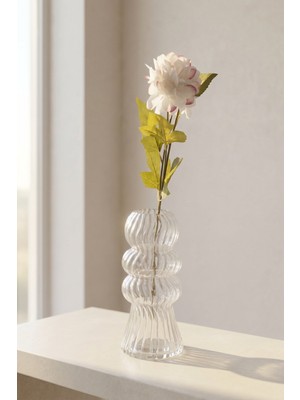 Acar Eterna Bloom Yapay Tek Dal Yıldız Çiçeği Beyaz - 65 cm