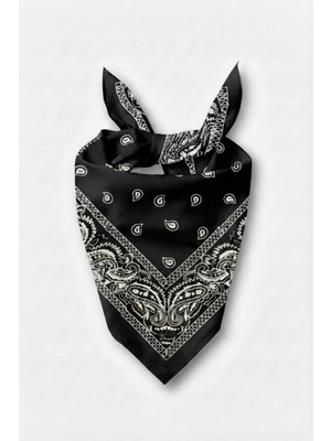 Walkenzo Paisley Desen %100 Pamuklu Çok Amaçlı Bandana Fular