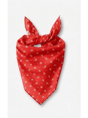 Walkenzo Anchor Çapa Desenli %100 Pamuklu Çok Amaçlı Bandana Fular